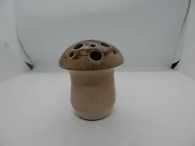 Buy Vintage Stoneware Vase Studio Pottery Mushroom Toadstool Marked CC On Base • 24.95£
