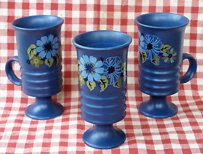 Buy Mugs TEA COFFEE Cups CARLTONWARE Camper Van / Funky Flowers 1970s RARE • 24.99£