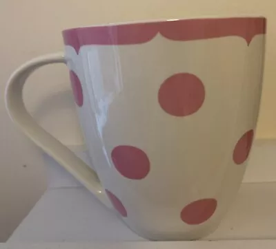 Buy Cath Kidston Exclusively By Queens Kitchen Large Mug Pink Spot Design Fine China • 12£