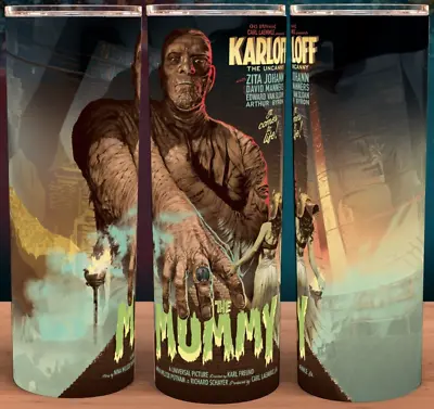 Buy Universal Monsters The Mummy Karloff Cup Mug Tumbler 20oz • 18.85£