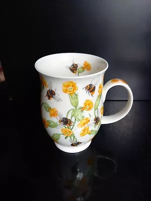 Buy Dunoon: LANGDALE By Jane Fern Spring Mug. Seasonal Bumble Bee & Cowslip Design. • 13.50£