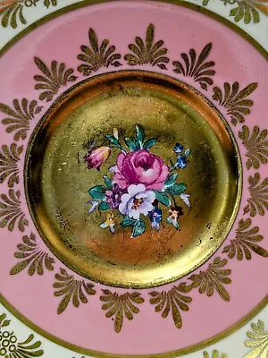 Buy Antique Aynsley Pink Rose & Heavy Gold Filigree Cup & Saucer Set  • 71.13£