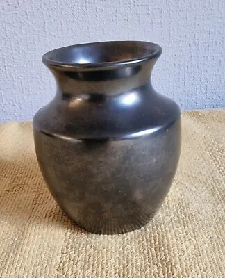 Buy PRINKNASH Small Round Ceramic Urn Shaped Vase, Pewter Gunmetal Grey Glaze • 8.50£