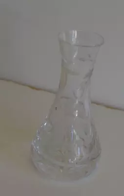 Buy Crystal Glass Fucahia Engraved Bud Vase • 5.49£