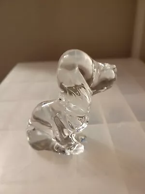 Buy Vintage Princess House Cut Glass Crystal Sitting Dog Figurine Contemporary  • 13£