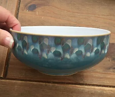 Buy Denby Rare Azure Shell Cereal Bowl Blue Green Pattern 6  X 2¾  • 18.50£