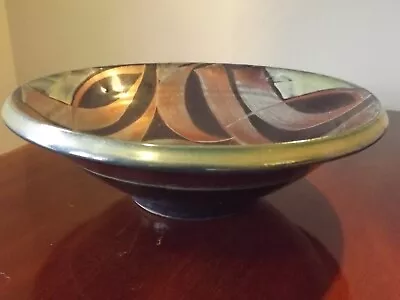 Buy 9 7/8” Lustre Glaze Bowl Aldermaston Pottery • 335£