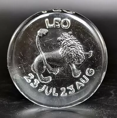 Buy Dartington Leo Zodiac Sign Paperweight Designed By Frank Thrower Astrology • 5.72£