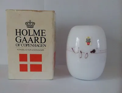 Buy Vintage Holme Gaard Melody Vase Designed By Michael Bang 341 47 42 Boxed Vg+mint • 49.99£