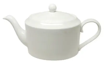 Buy Grafton Living English Fine Bone China - White Tea Pot - Sleek Modern - England • 33.07£