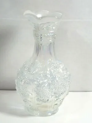 Buy Vintage Imperial Usa  Carnival Glass  Iridescent Glassware Vase Authenic Reissue • 39.80£