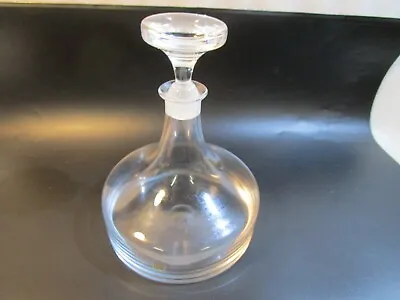 Buy Vintage Dartington Crystal  Glass Brandy Whiskey Ships Decanter • 24.97£