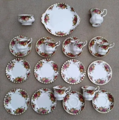 Buy Royal Albert “old Country Roses” Part Tea Service Selection. • 9.99£