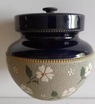 Buy Antique Lovatt's Langley Ware Tobacco Jar, Lidded Jar, Textured VGC • 100£