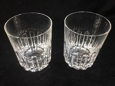 Buy (2)  Baccarat Crystal 3.75 Inch 'Rotary' OLD-FASHIONEDS • 176.34£
