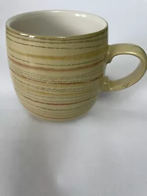 Buy Denby Caramel Stripe Large Tea Coffee Mug - Chip On Handle  - Stamped • 4.99£