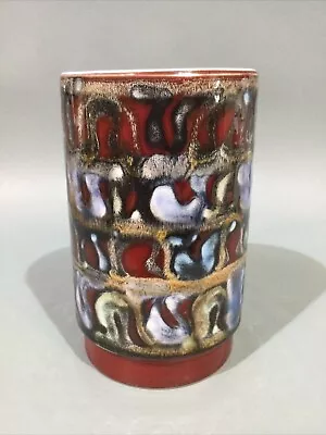 Buy Poole Pottery Cylinder Vase Hand Glazed Design • 31£