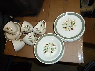 Buy Vintage Alfred Meakin  Rosehip  Joblot Cups Saucers Dishes Plates • 8£