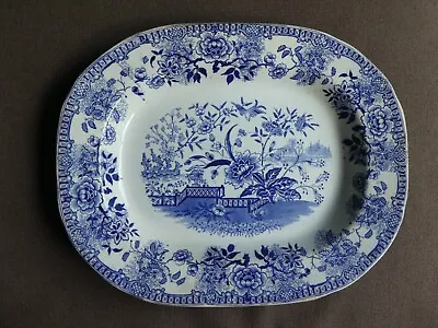 Buy Antique Swansea Pottery Verandah Pattern Meat Platter C1860 • 35£