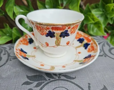 Buy Antique Royal Stafford Thomas Poole 2959 Tea Cup Saucer Art Nouveau Imari 1912 • 4£