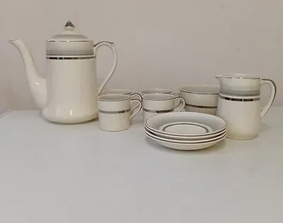 Buy Alice Barnett Midwinter Burslem  Teapot, Creamer  And Sugar Bowl 4 Cup  & Saucer • 40£