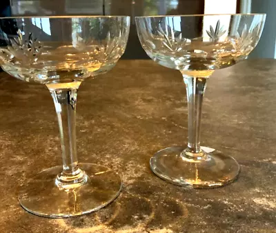 Buy Pair Of French Art Deco Champagne Glasses / Coupes • 38£