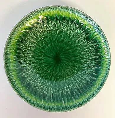 Buy Oriental Japanese Ceramic Green Ryoku Yu Kinagashi Serving Bowl Plate Dish 24cm • 45£