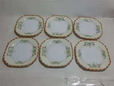 Buy 6 X Noritake China Vintage Side Floral Plates Approx 6.5  X 6.5  Made In Japan  • 14.97£