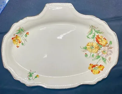 Buy Alfred Meakin England Royal Marigold Astoria Shape Floral Serving Platter 10.2  • 24.84£