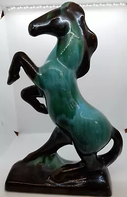Buy Large Blue Mountain Canadian Pottery Horse Figurine 14.5  High (wick) • 20£