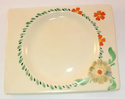 Buy Clarice Cliff Royal Staffordshire The Biarritz Small Rectangular Plate 1930s VGC • 29.99£