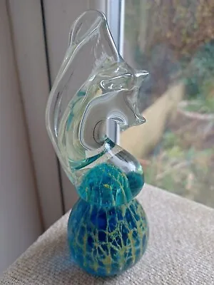 Buy Mdina Seahorse Paperweight Blue Glass Figure Decorative Fish Ornament  • 11.95£