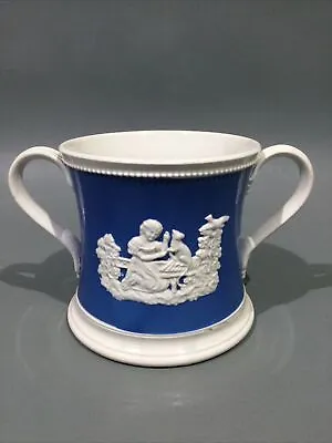 Buy Antique  Staffordshire China Jasper Style Loving Cup • 29.95£