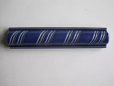 Buy H & R Johnson /minton Hollins 6  X 1 1/4  Victorian Blue Rope  Border Tile Mrb1 • 5£