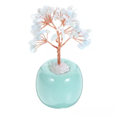 Buy  Fortune Tree Ornament Ceramics Positive Prosperity Statue Aesthetic Room Decor • 13.45£