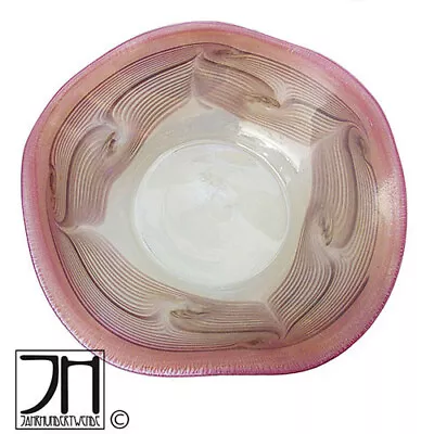 Buy Ice Studio Glass Bowl Pink Iridescent Artificial Glass Glass Iridescent • 154.27£