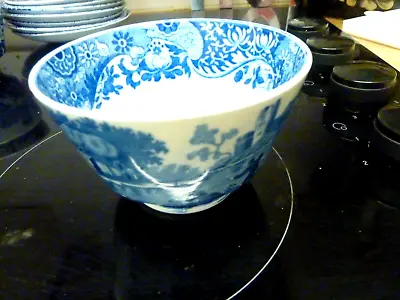 Buy A Pretty Vintage Blue Spode Italian Sugar Bowl • 8.99£
