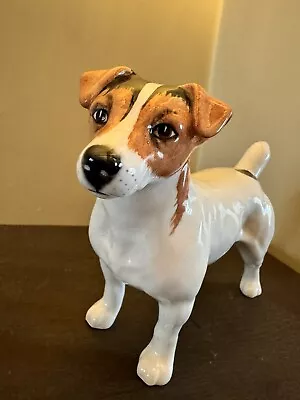 Buy Large Jack Russell Terrier Possibly Beswick Un-stamped To Paws • 9.99£