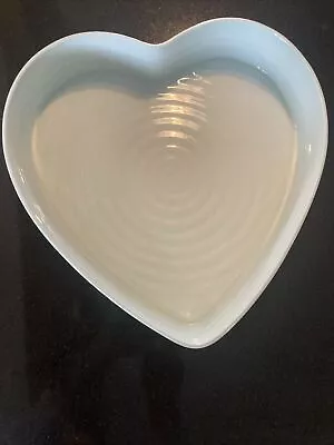 Buy Sophie Conran For Portmeirion Heart Shaped Oven Dish Light Green Duck Egg • 30£