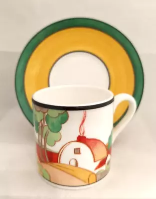 Buy Wedgwood Clarice Cliff Café Chic Brookfields Ltd Edition Coffee Can & Saucer • 22£