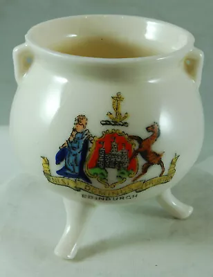 Buy Florentine China Crested Cauldron Pot - Edinburgh • 4£