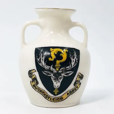 Buy Vintage W.h. Goss Crested China - Model Of Portland Vase - Buckfastleigh Abbey • 10£