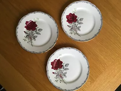 Buy Royal Stafford Roses To Remember 3 Side Plates • 3.99£