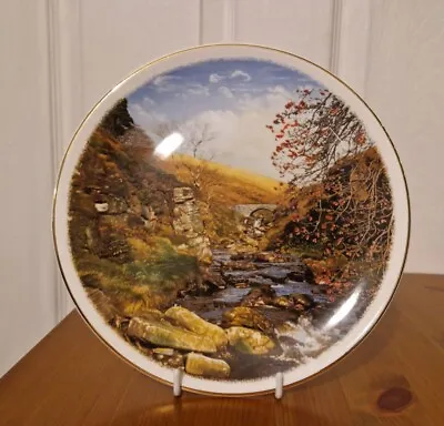Buy Crown Fine Bone China Cabinet Display Plate - Autumn Valley 21cm  • 11£