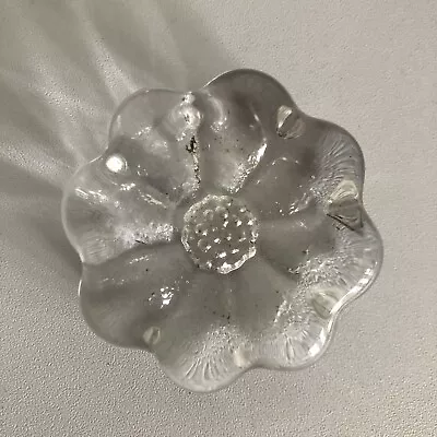 Buy Dartington Glass Clear Daisy Paperweight 1970s By Frank Thrower • 12.99£