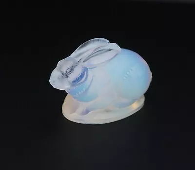 Buy Art Deco French SABINO Paris Opalescent Art Glass Bunny Rabbit Figurine 2  M1786 • 156.54£