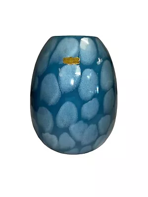 Buy VTG Royal Hickman Royal Haeger Cloudy Blue Beehive Vase 7.75  1950's • 120.64£