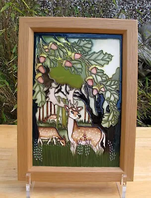 Buy Moorcroft Rare The Deer Park Plaque Limited Edition 10/10 First Quality RRP £490 • 325£