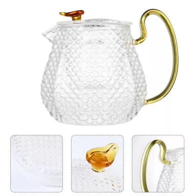 Buy Cabilock Glass Tea Kettle Clear Teapot For Loose Leaf Tea • 19.48£
