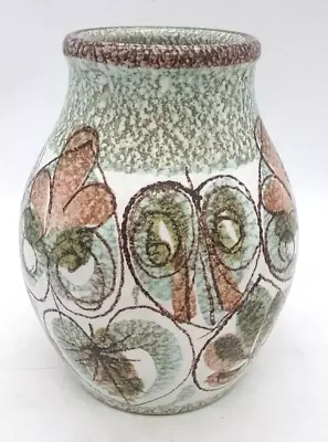 Buy Vintage Glyn Colledge Hand Painted Stone Ware Vase For Bourne Denby 1960s • 15.99£